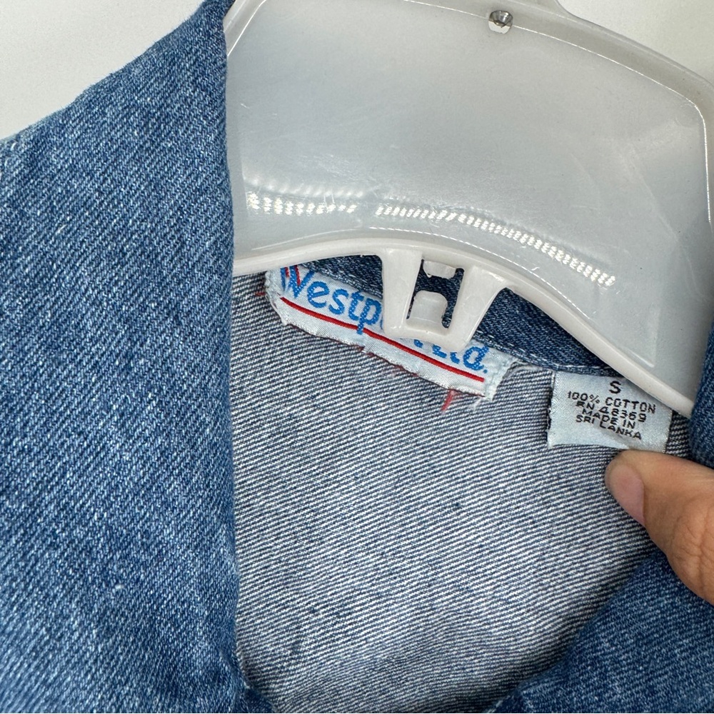 Vintage Westport Ltd. Jean denim vest - Picture 3 of 7